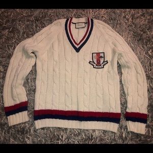 Gucci Mens XL Cable Knit Sweater